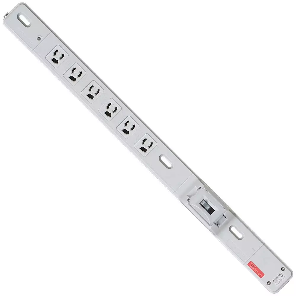 Meikosha Power Strip 125 V Rated Voltage 15 Amp Current, MR7671