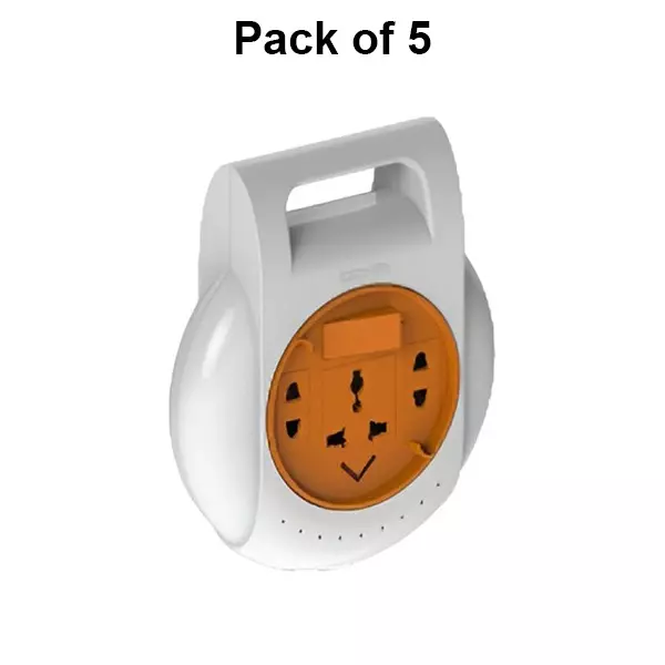 Cona Flex Box Cosmo 2 Pin, 7 m Cord Length, FB-2916 (Pack of 5 Pcs)