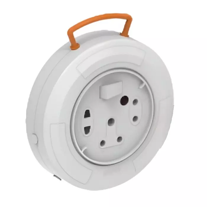 Cona Flex Box Dots 3 Pin, 4 m Cord Length, FB-2080 (Pack of 5 Pcs)