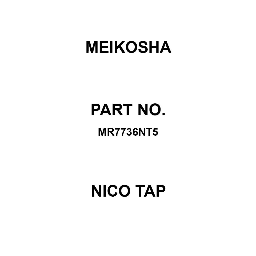 Meikosha Nico Tap 125 V Rated Voltage 15 Amp Current, MR7736NT5