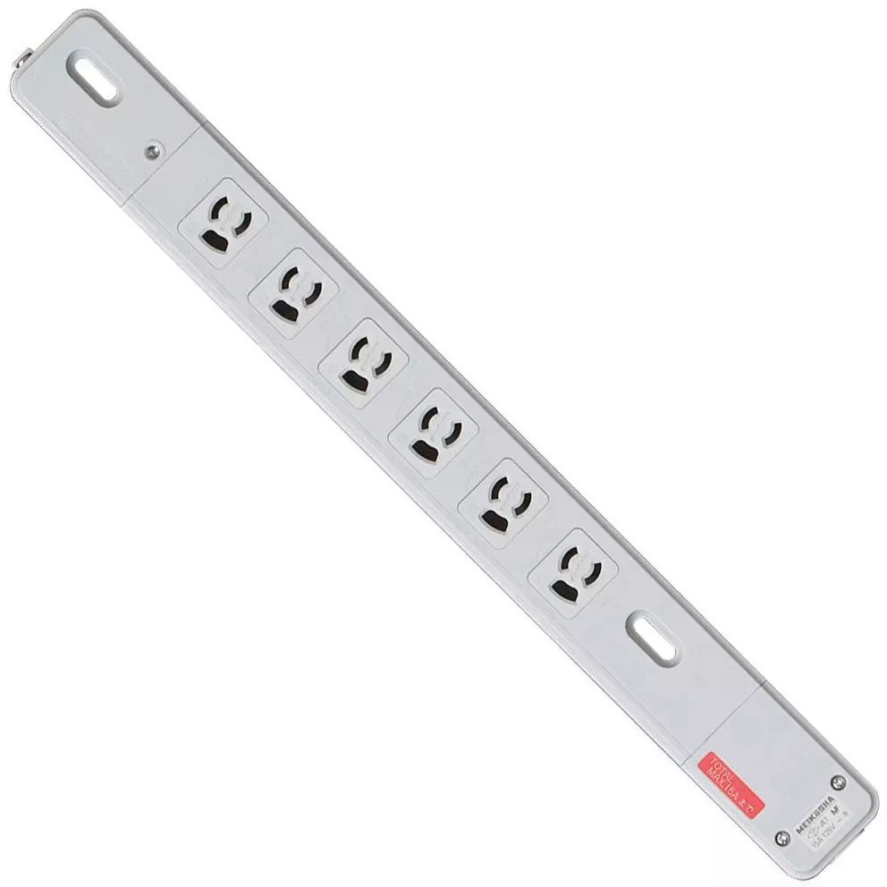 Meikosha Power Strip 125 V Rated Voltage 20 Amp Current, MR7811