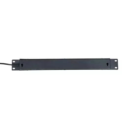 PremiumAV 6 Socket Extension Board with Overload Protection for Server Rack, Home, Office Black