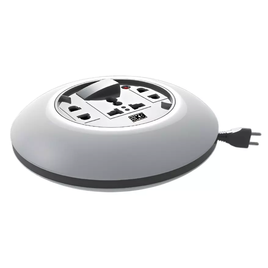 K9 Euro Sigma 2 Pin Extension Box White, 9585 (Pack of 5)