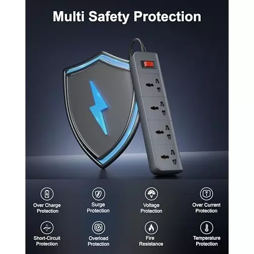 fedus-extension-board-cord-2-m-cable-length-1500-w-4-universal-sockets-with-individual-switch-3-core-black