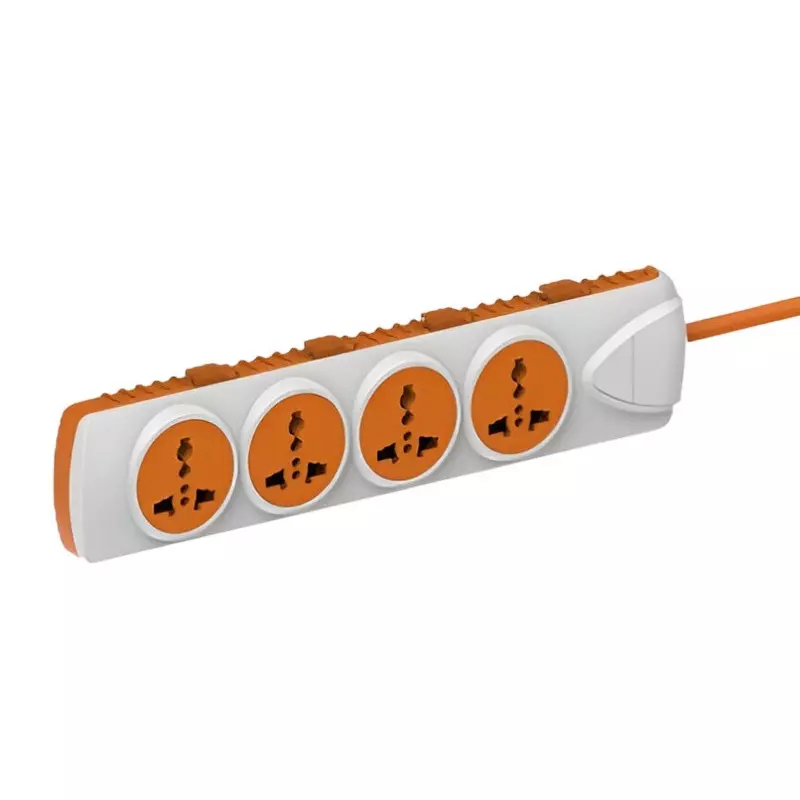 Cona Power Strip Bliss 4 Sockets, 4 Button, 5 m Cord, PS-3024