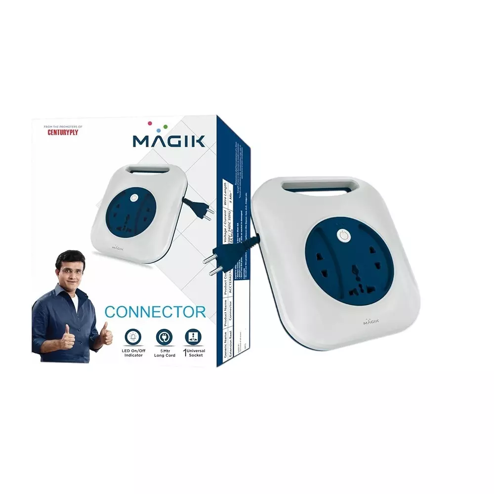 magik-5-m-connector-extension-reel-3-pin-universal-socket-led-power-indicator-blue-white-color-accter4276