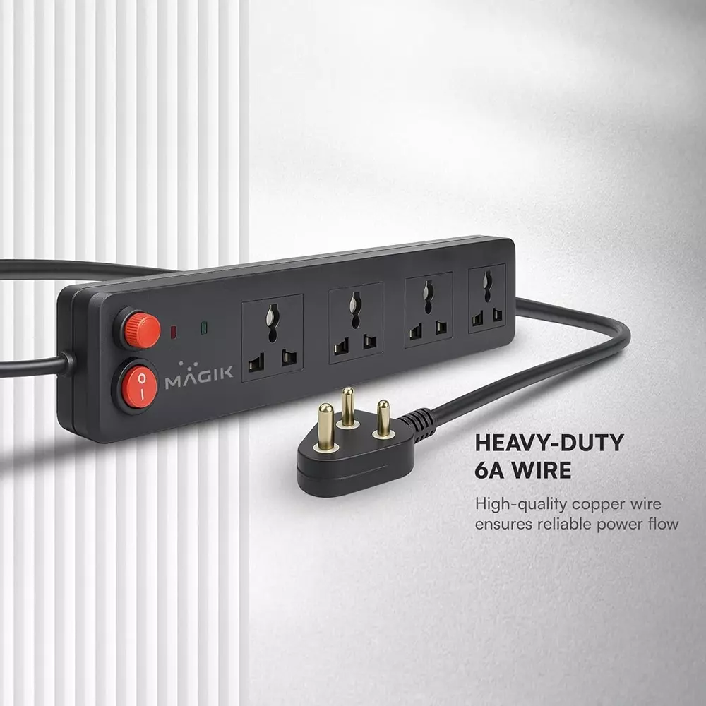 magik-power-guard-extension-board-with-4-universal-sockets-black-color-and-5-m-cord-length-acpgsg4506