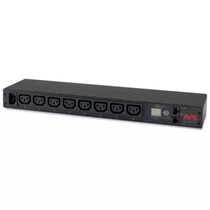 APC IEC C13 8 Gang Power Distribution Unit, 1.98m Cable, 12A, 230 V, AP7820B