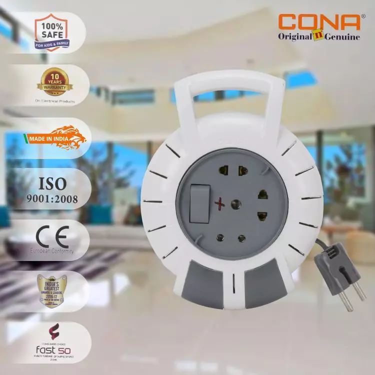 Cona 2226 White-Black Extension Box