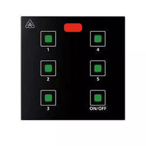 Anchor Roma Urban Fan Regulator Switch With Remote 100 W Black for Homes, Offices & Commercial Use, 71008B-RC