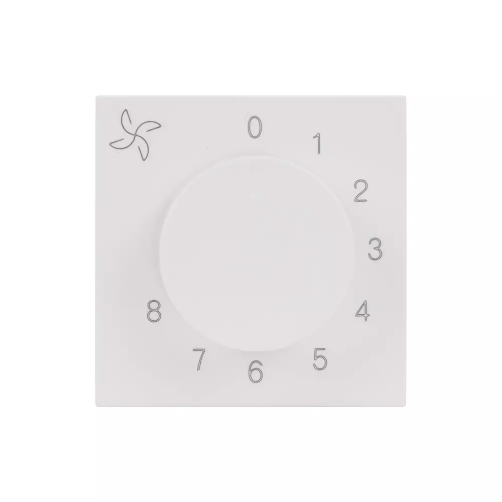 Legrand Fan Regulator Lyncus White 2 Module 100 W 8 Steps, 6772 44 (Pack of 10)