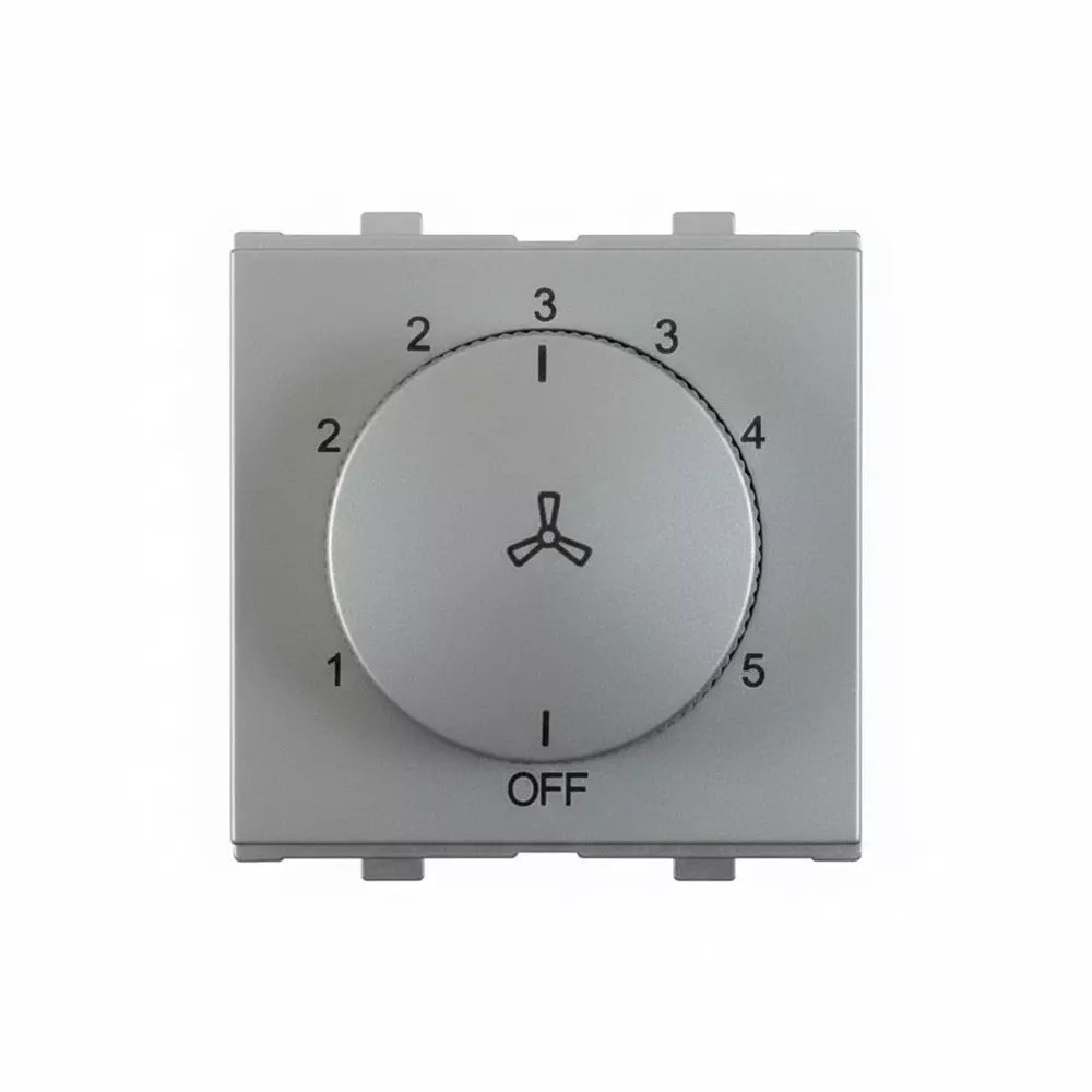 Anchor Roma Urban 5 Step Fan Regulator 2 Module Graphite Black for Homes, Offices & Commercial Use, 66502GB