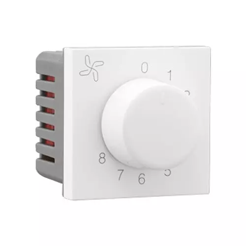 Legrand Fan Regulator Allzy 100 W 2 Module Glossy White, 6811 42