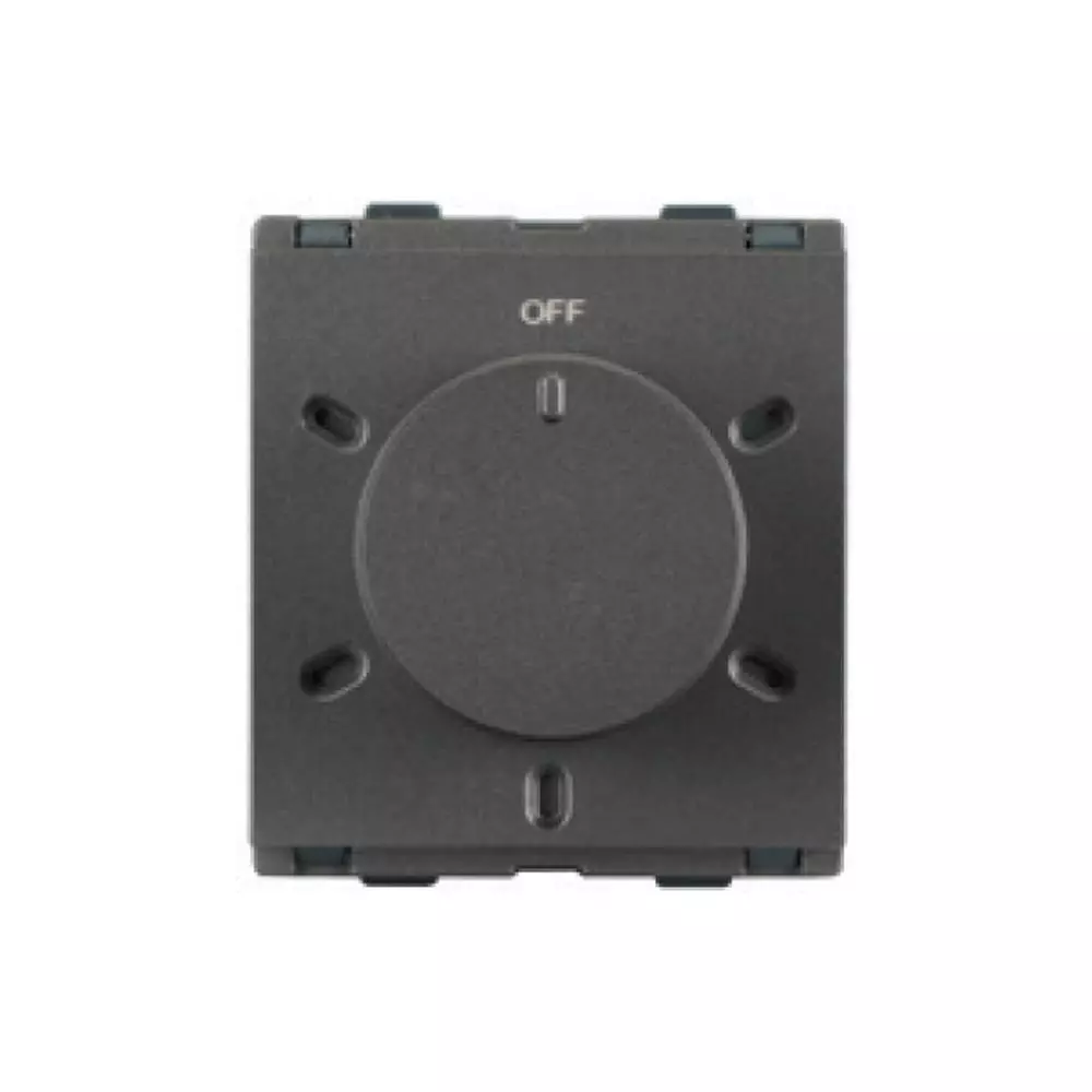 L&T [ Lauritz Knudsen ] Englaze Fan Regulator Mountain Grey 2 Module 5 Steps 120 W Power, CB92102RM02