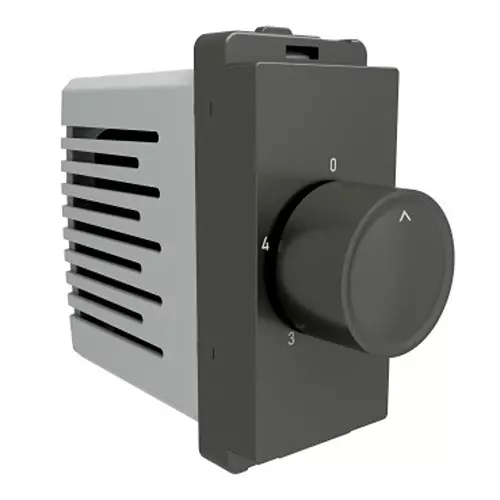 Schneider Electric Livia Fan Regulator Step Type 100 W 1 Module Grey, P3100_PG_N
