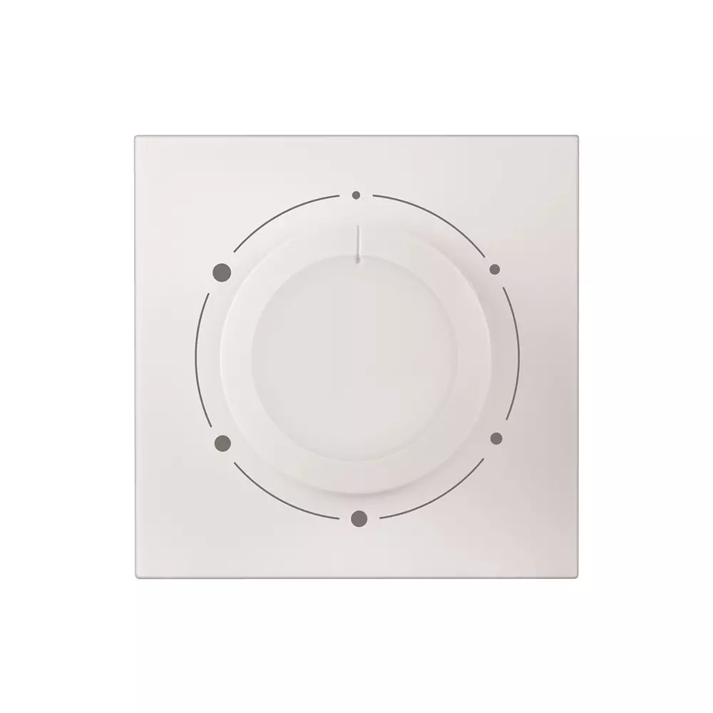 Legrand 360° Fan Regulator Myrius Classic White 2 Module 100 W, 6792 40 (Pack of 10)