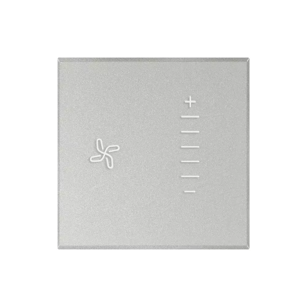 Legrand Touch Fan Regulator Myrius Silver 2 Module 100 W, 6793 05