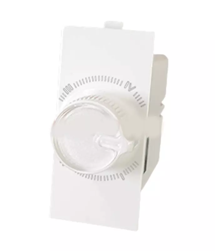 Cona M–124 Olive Series 1 Module Mini Step Fan Regulator White