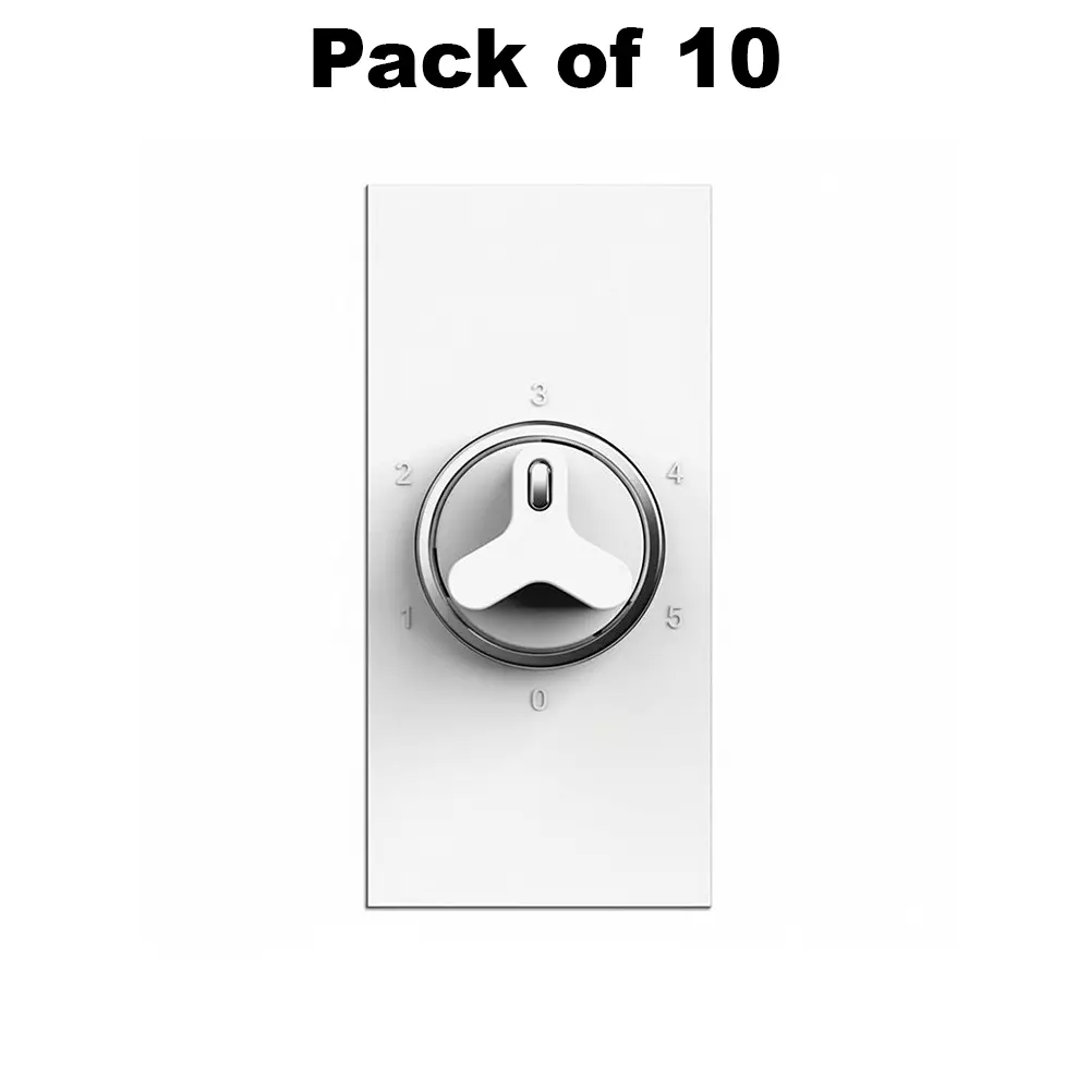 K9 Gloster Mini Step Regulator 4 Steps 1 Module White, 9575 (Pack of 10)
