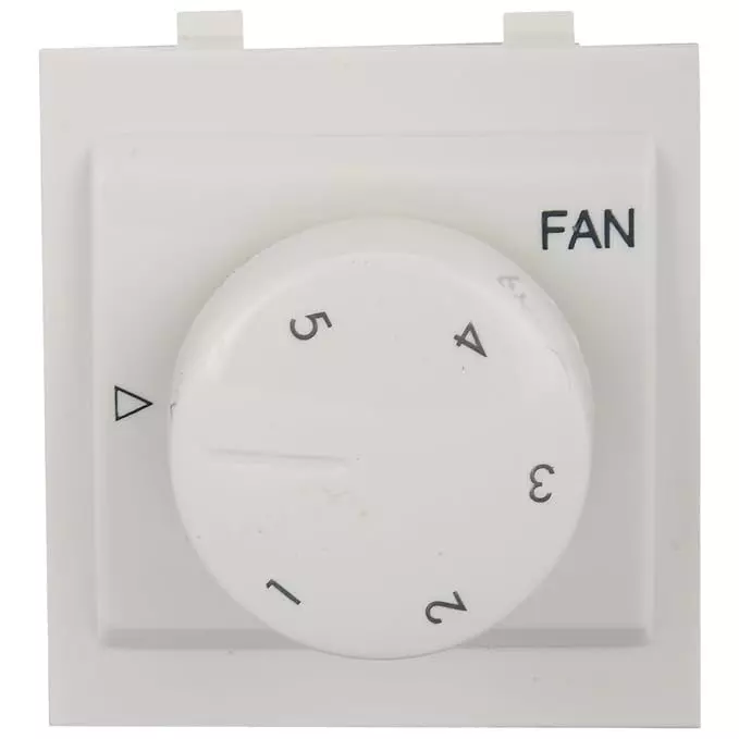 Anchor Rider Fan Regulator 100 W White PVC Plastic for Industrial and Home Use, 47173 (Pack of 5)