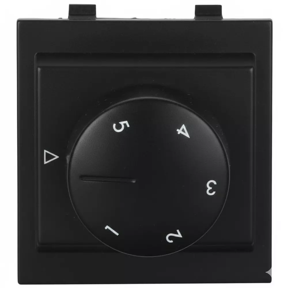 Anchor Rider Fan Regulator Mega EME 4 Step Graphite Black PVC Plastic for Industrial and Home Use, 47500GB