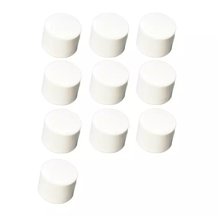 GENERIC Fan Regulator Knob Cap Plain White Small Size, FRCK-10-2 (Pack of 10)