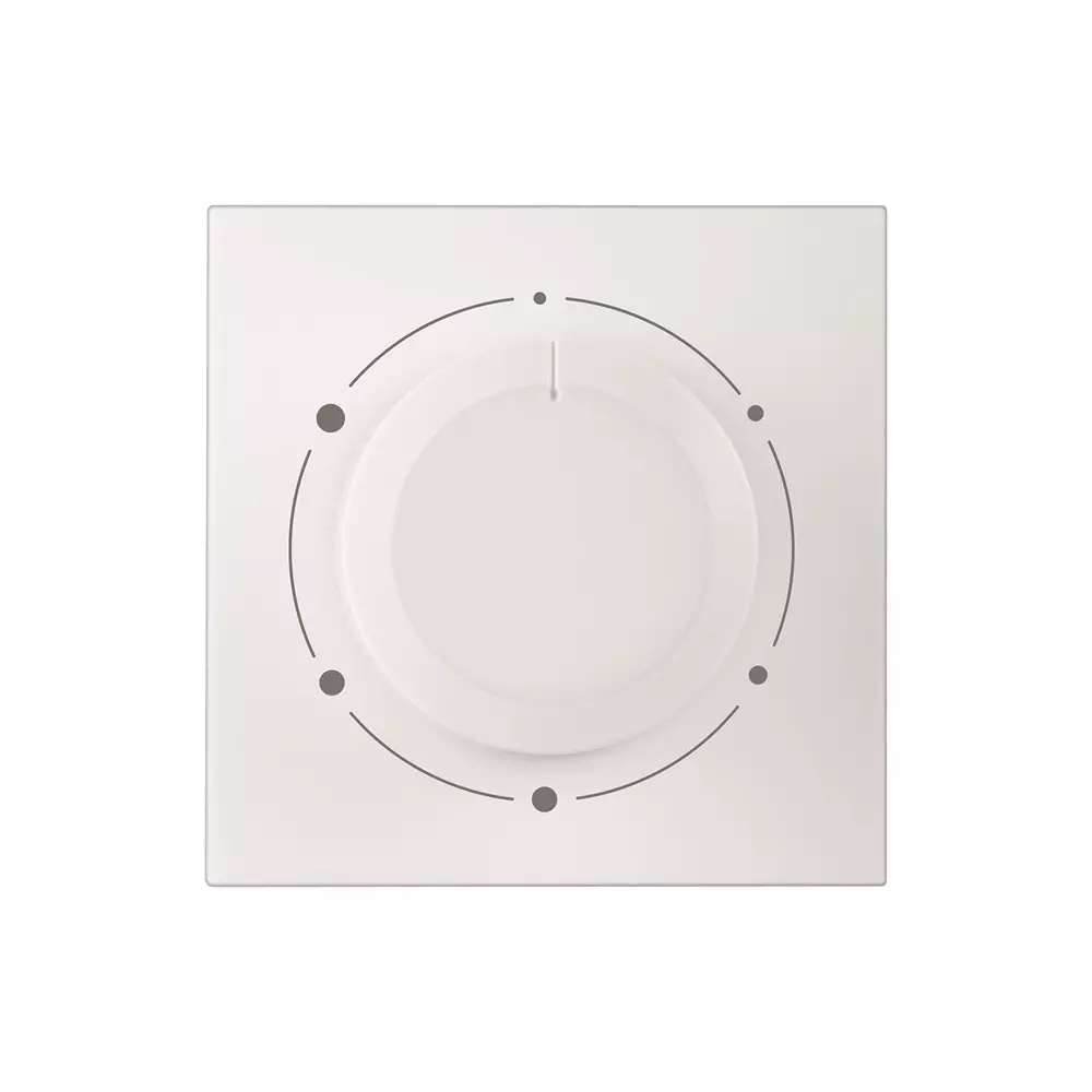 Legrand 360° Fan Regulator Myrius Classic White 2 Module 120 W, 6792 41 (Pack of 10)