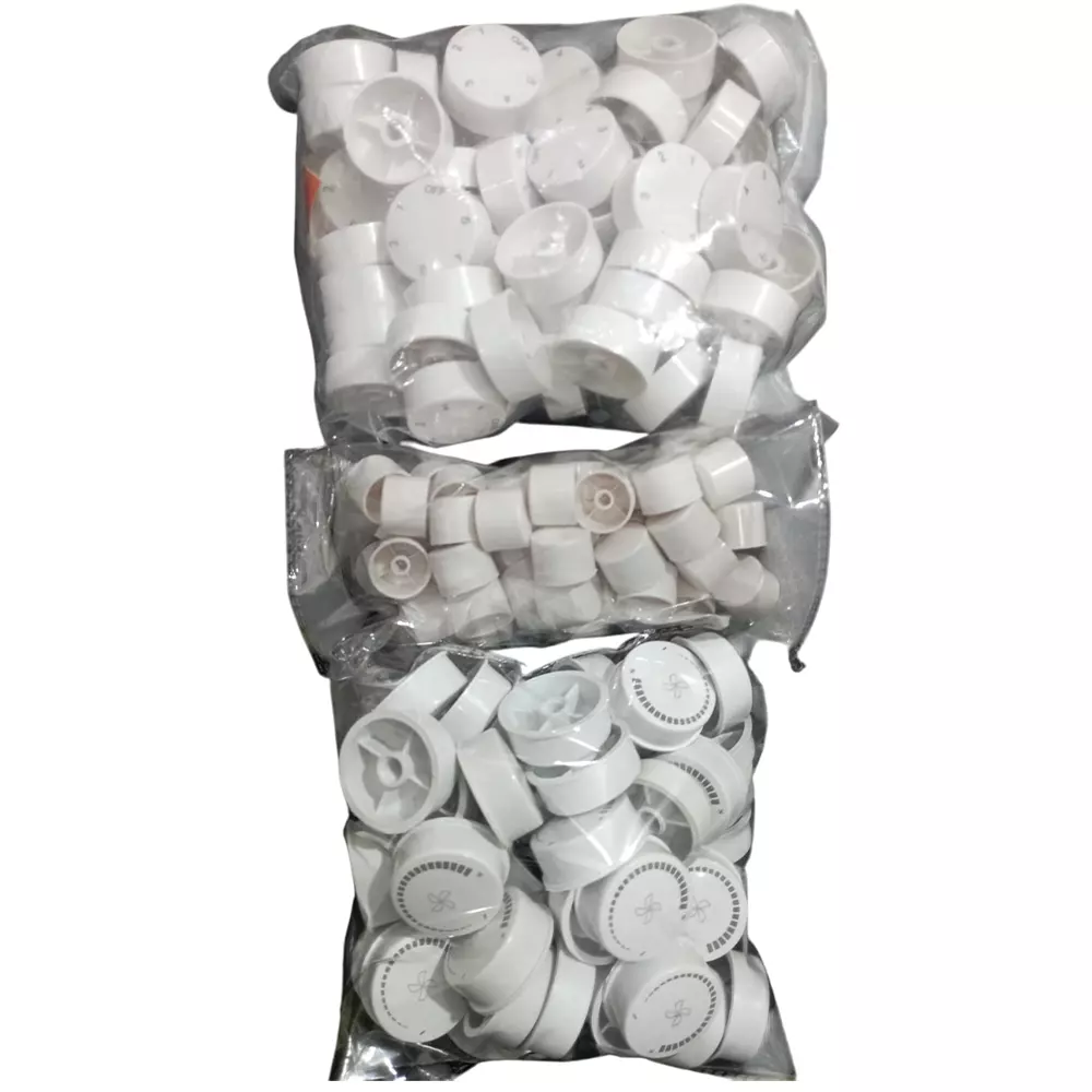 GENERIC Fan Regulator Knob Cap White Small and Medium Size, FRCK-150 (Pack of 150)