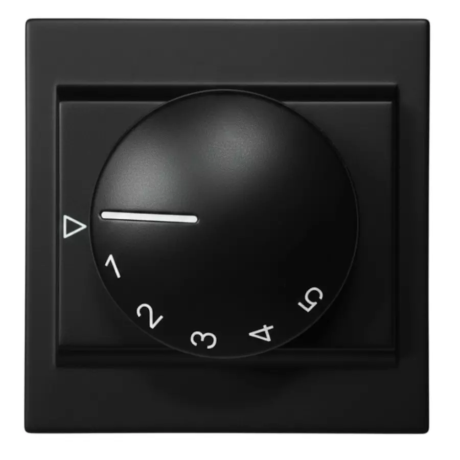 Anchor Rider Speed Fan Regulator 5 Step 100 W Graphite Black PVC Plastic for Industrial and Home Use, 47172GB