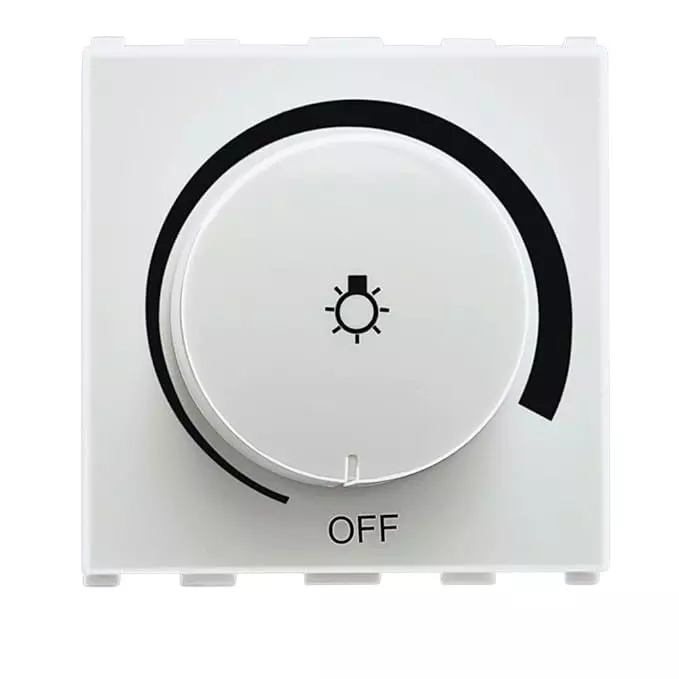 Anchor Roma Urban Low to High Step Dimmer 2 Module 150W PVC Plastic White for Industrial Use, 66507