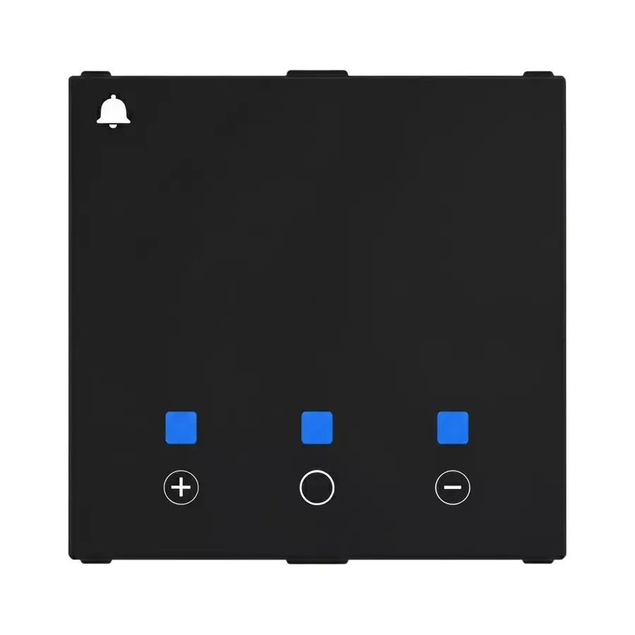 Anchor Roma Urban Smart Touch Dimmer 2 Module 1 Channel Black PVC Plastic for Industrial Use, 71027B