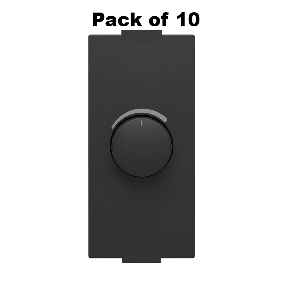 K9 Deluxe Mini Dimmer 1 Module Black, 9033 (Pack of 10)