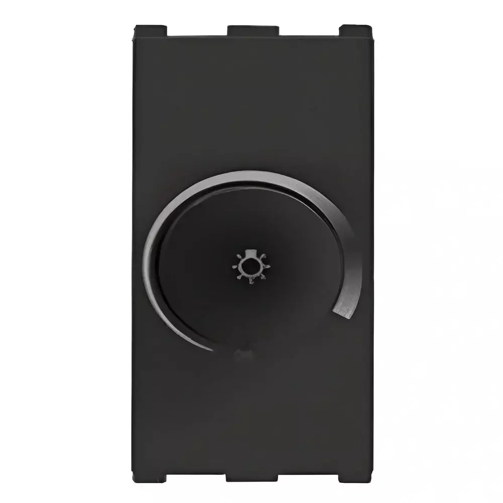 Anchor Roma Urban Low to High Step Dimmer 1 Module Black for Homes, Offices & Commercial Use, 66505B