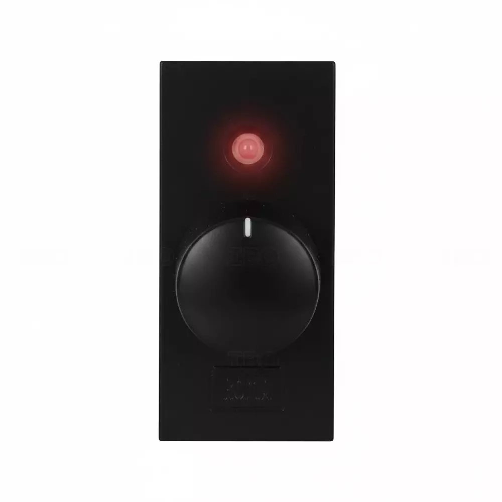 Anchor Rider Dimmer Single Tiny 450 W Graphite Black PVC Plastic for Industrial and Home Use, 47545GB