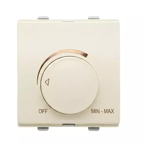 Goldmedal Curve Dimmer 300-450 W White Jazz 240 V 2 Module Plastic for Commecial and Industrial Use, 102046