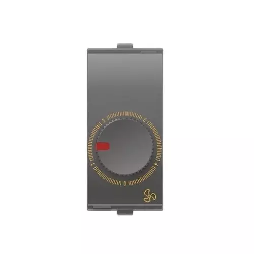 Goldmedal Nixon Dimmer 240 V 1 Module Titanium Grey 450 W Power Plastic for Commecial and Industrial Use, 101445