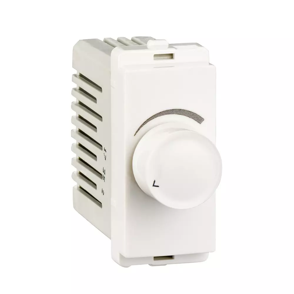 Schneider Electric Livia Series Dimmer 1 Module 400 W Power 220-240 V AC Operational Voltage and White Color, P3004_N