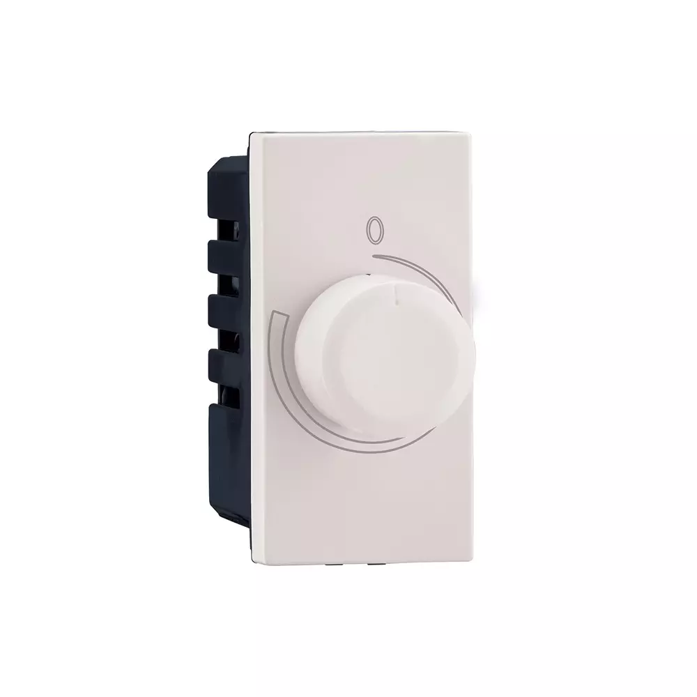 Legrand Rotary Dimmer Myrius Classic White 1 Module 400 W, 6792 36 (Pack of 5)