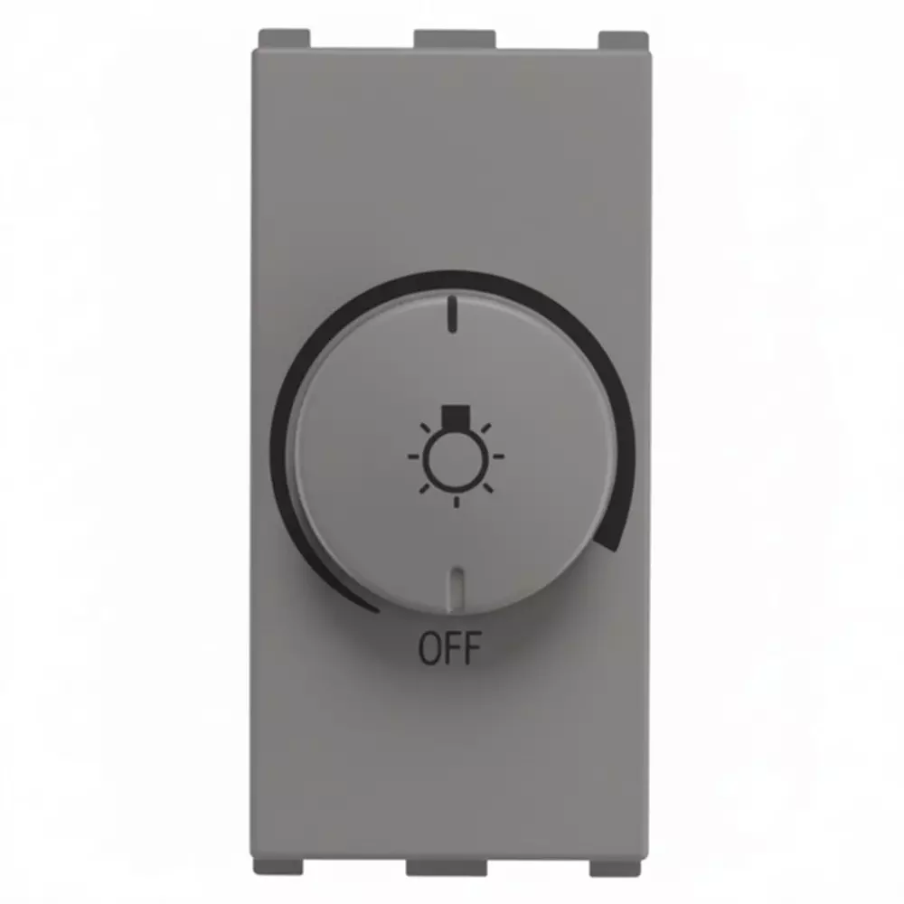 Anchor Roma Urban Low to High Step Dimmer 1 Module Graphite Black for Homes, Offices & Commercial Use, 66505GB