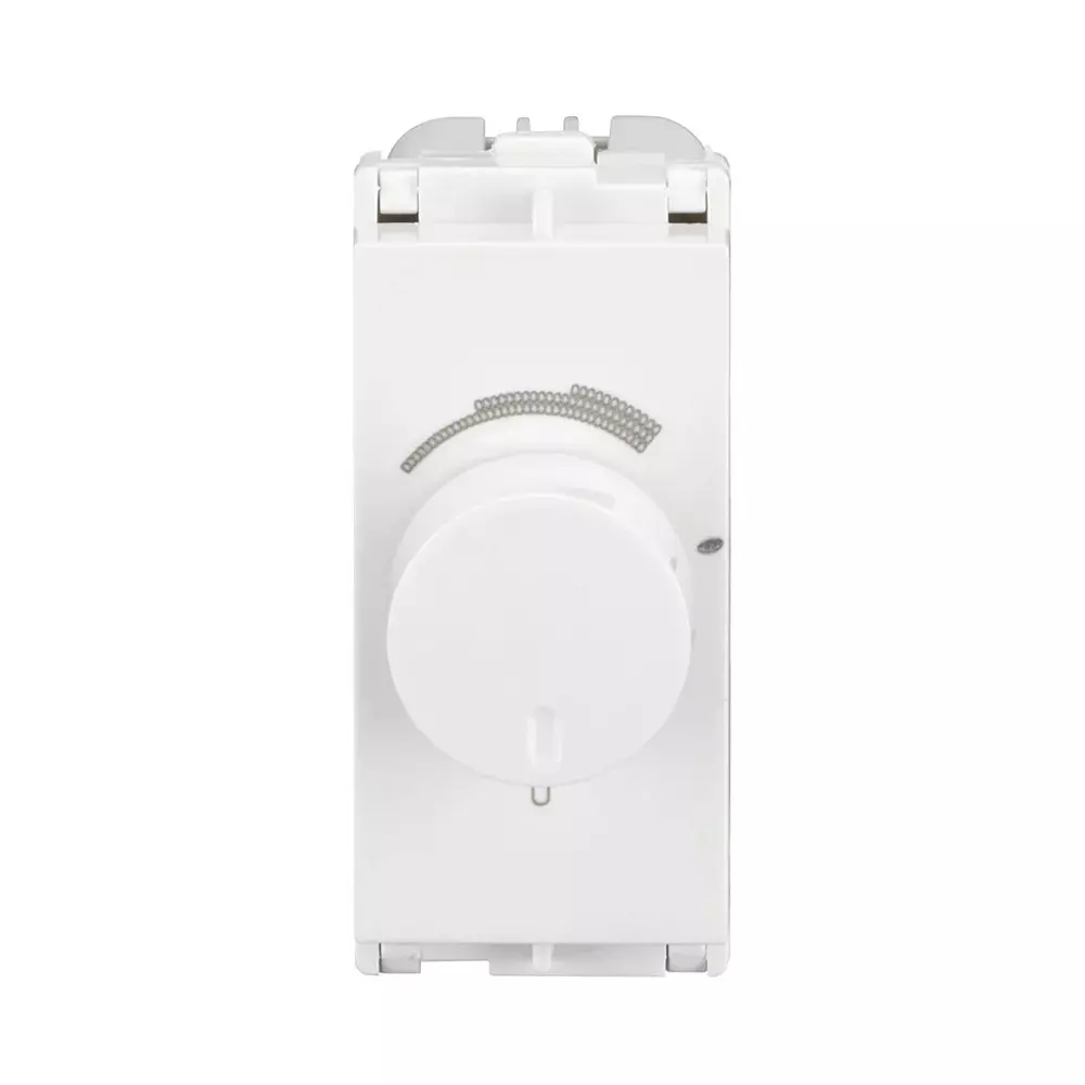 L&T [ Lauritz Knudsen ] Encurve Dimmer White Color 400 W 1 Modular, CB95101DW04