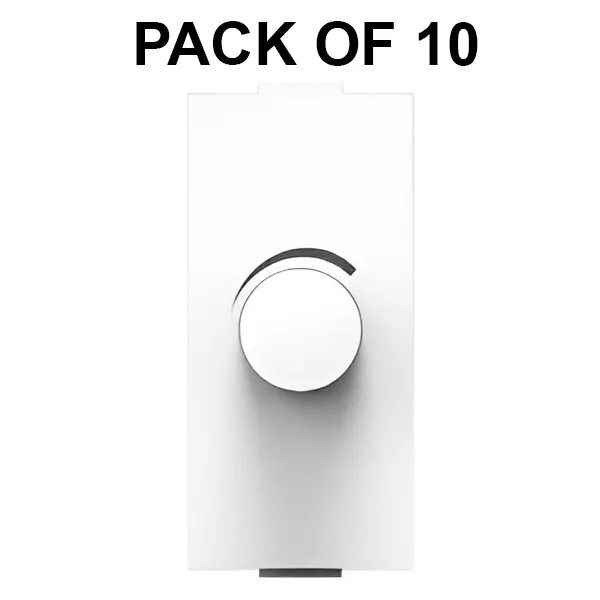 K9 Deluxe Mini Dimmer 1 Module White, 9033 (Pack of 10)