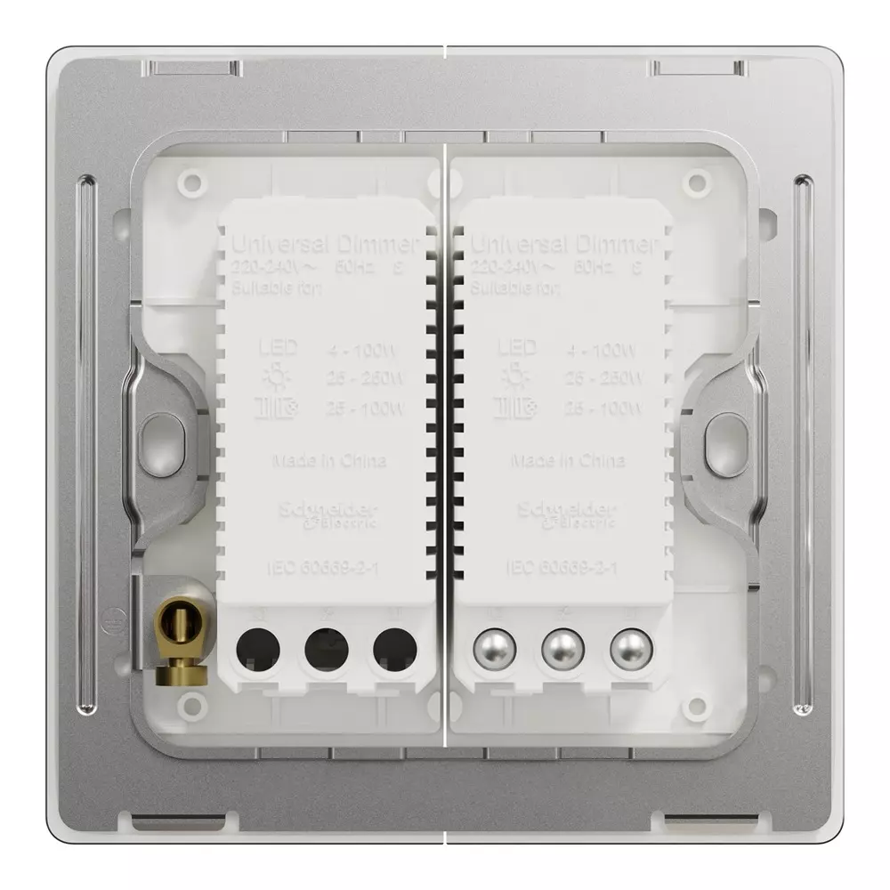 schneider-electric-unica-x-series-universal-push-button-dimmer-stainless-steel-color-2-gang-and-250-w-power-rating-nux32rud250_ss