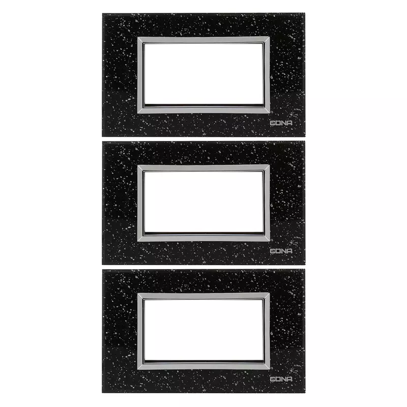 Cona 14904 Black Granite  1 Module Pack of 3