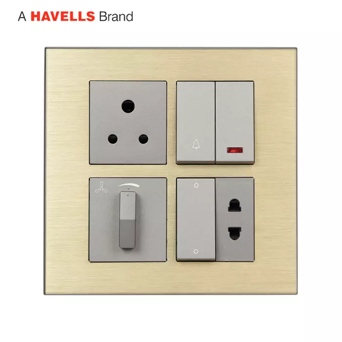Buy Havells Crabtree ACNPMOJV12 Amare 12M Decorative Modular Outer
