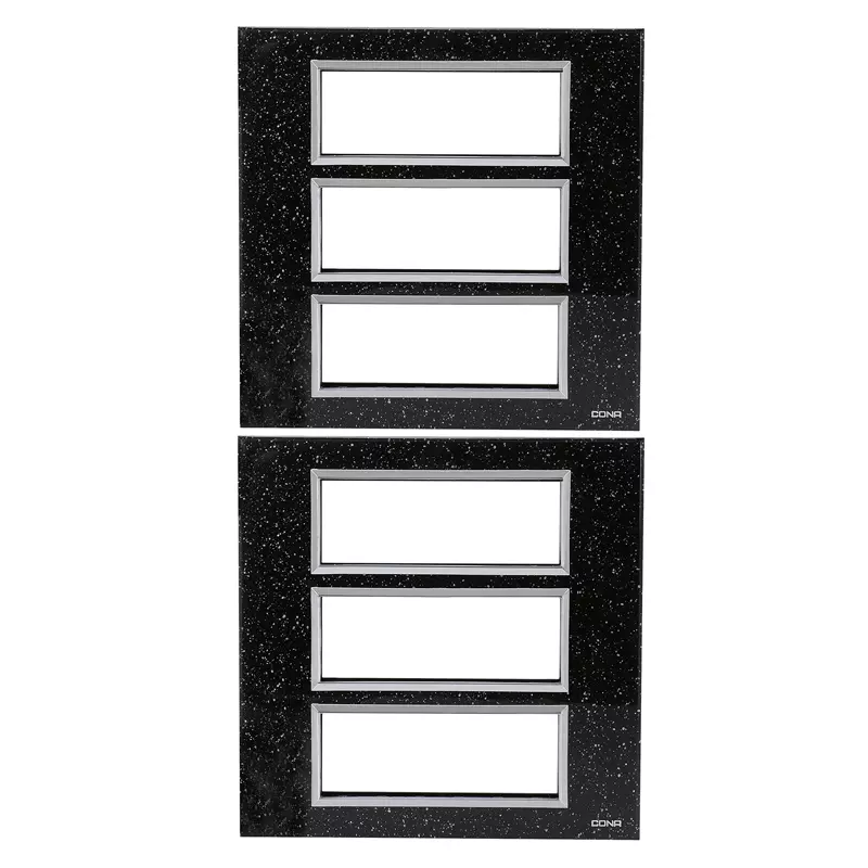 Cona 14918 Black Granite  1 Module Pack of 2