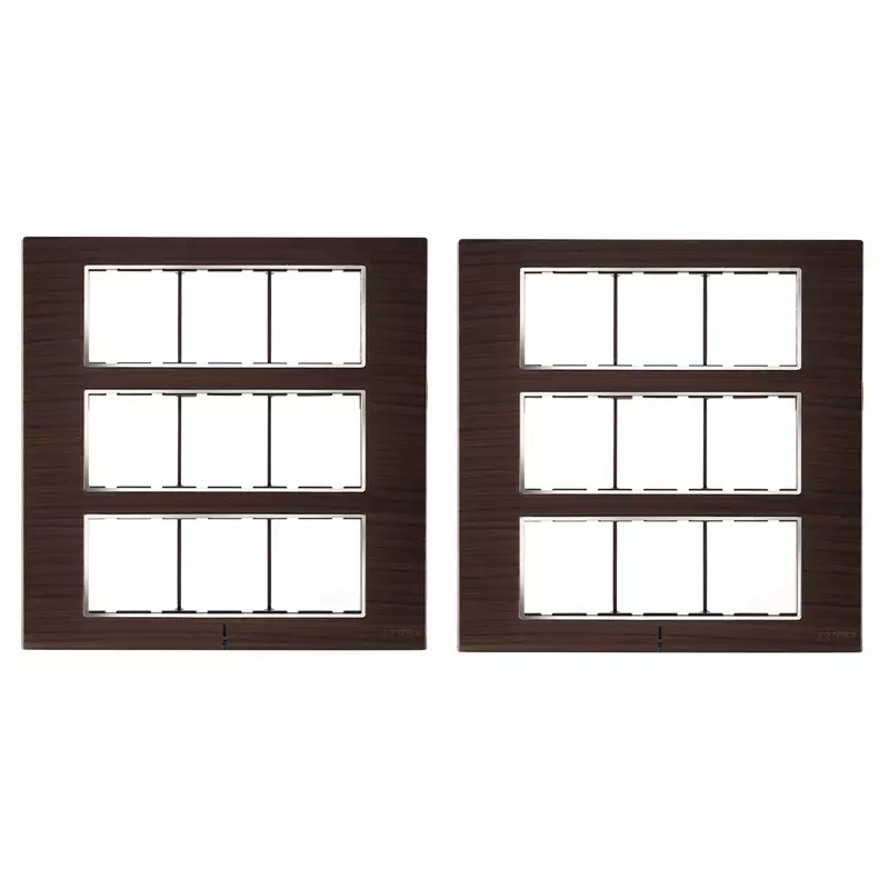 Cona 10818 Natural Wood  Modular Plate Pack of 2