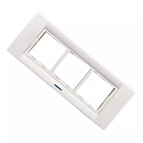 Cona Olive Glow Modular Plate White 6 Modules, M1105
