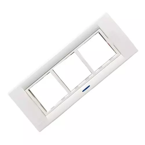 Cona Olive Glow Modular Plate White 6 Modules, M1105