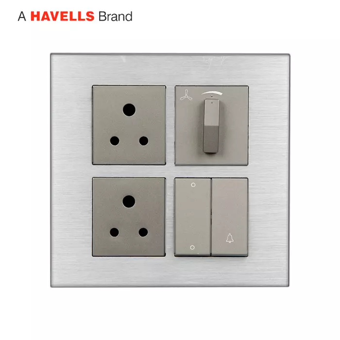 Buy Havells Crabtree ACNPMOHV08 Amare 8M (S) Decorative Modular Outer