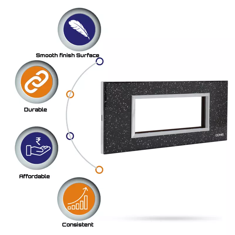 Cona 14906 Black Granite 1 Module